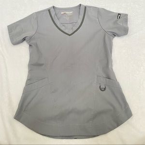 Grey’s Anatomy by Barco light grey scrub top
